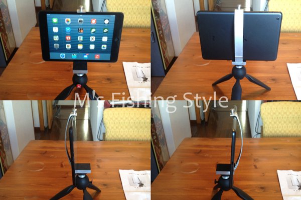 iPad mini用 三脚雲台固定ホルダー