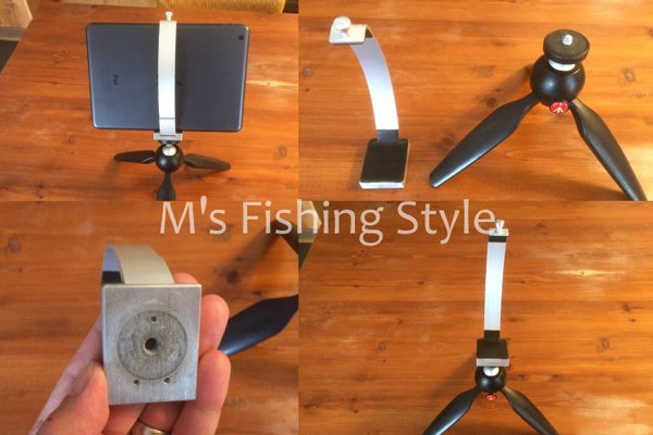 約３年使用 iPad mini用 三脚雲台固定ホルダー