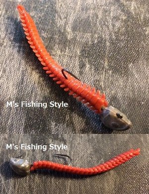 疑似餌（パワーイソメ・サンドワーム）の付け方